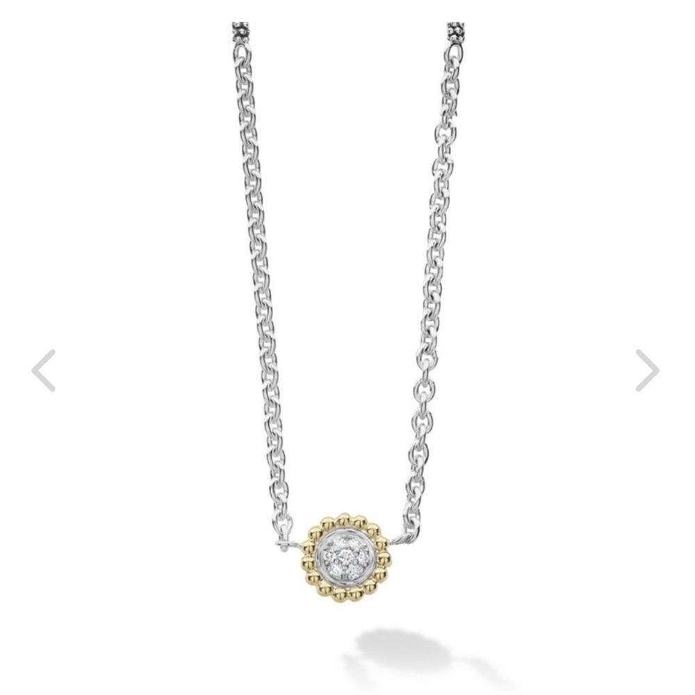 LAGOS Two-Tone Silver and Gold Necklace